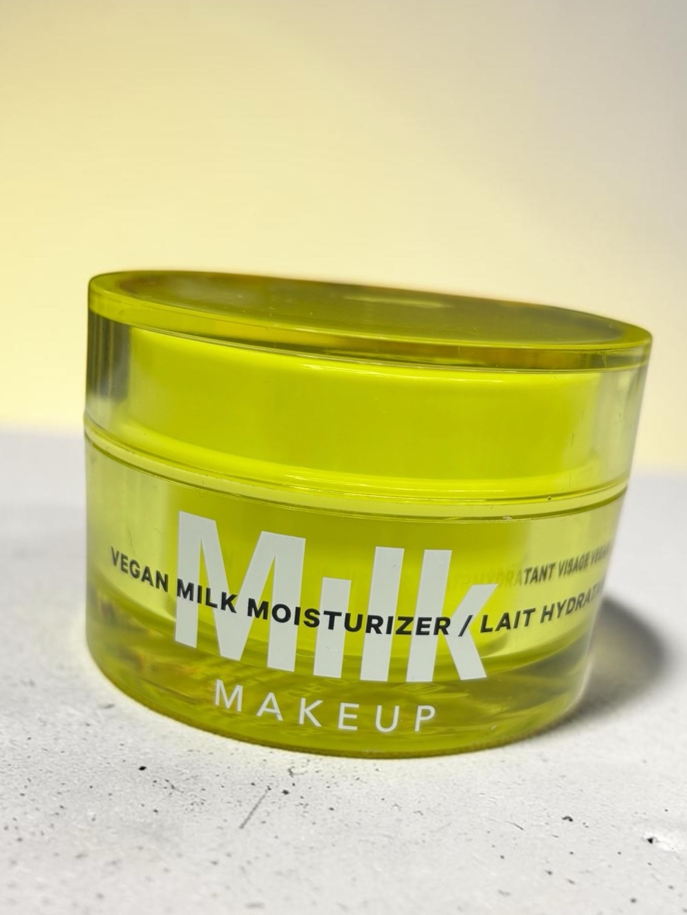 Milk Makeup Vegan Milk Moisturizer - Neon Yellow Jar